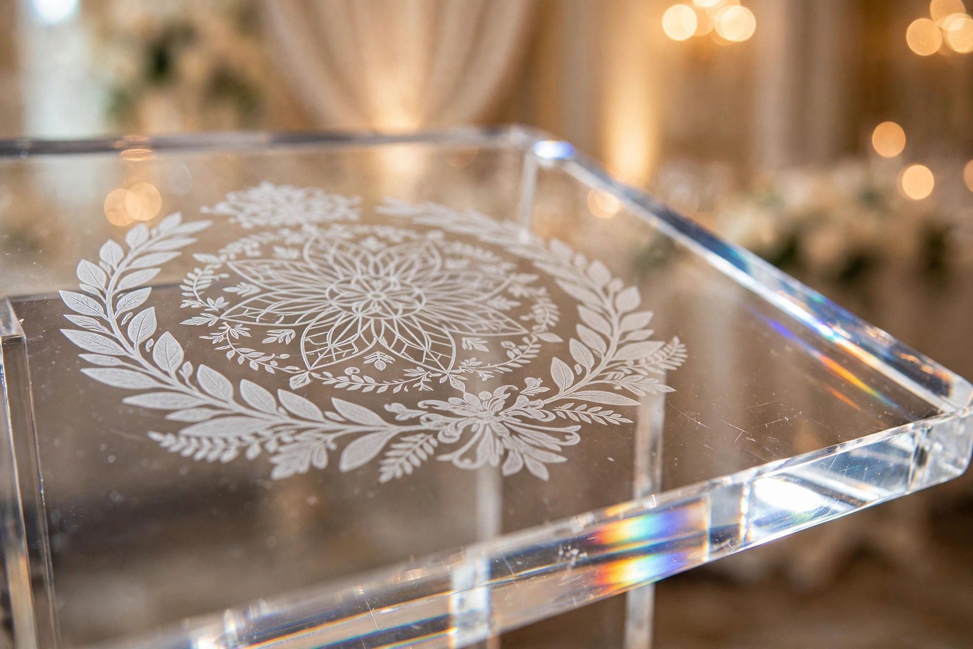 Các cách gắn logo lên bục phát biểu: khắc laser, in UV hay dán decal?