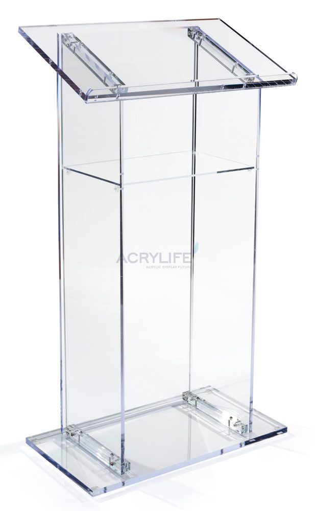 Bục phát biểu mica Acrylife đặt sàn trong suốt ảnh 2