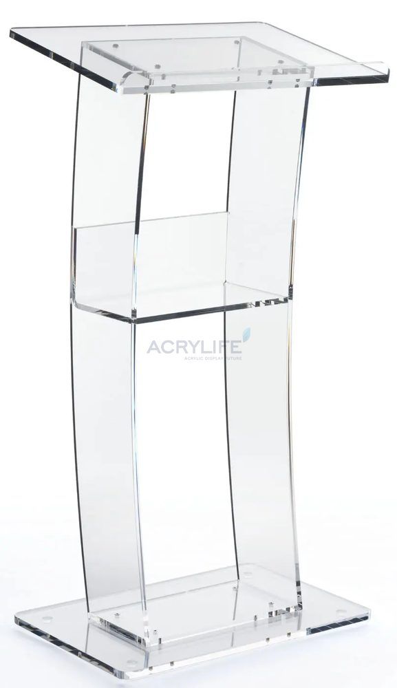 Bục phát biểu mica Acrylife đặt sàn ảnh 2