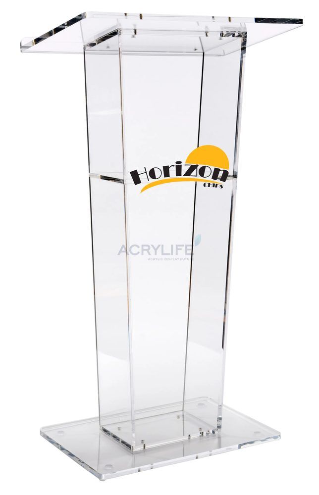 Bục phát biểu mica Acrylife trong suốt – in logo theo yêu cầu