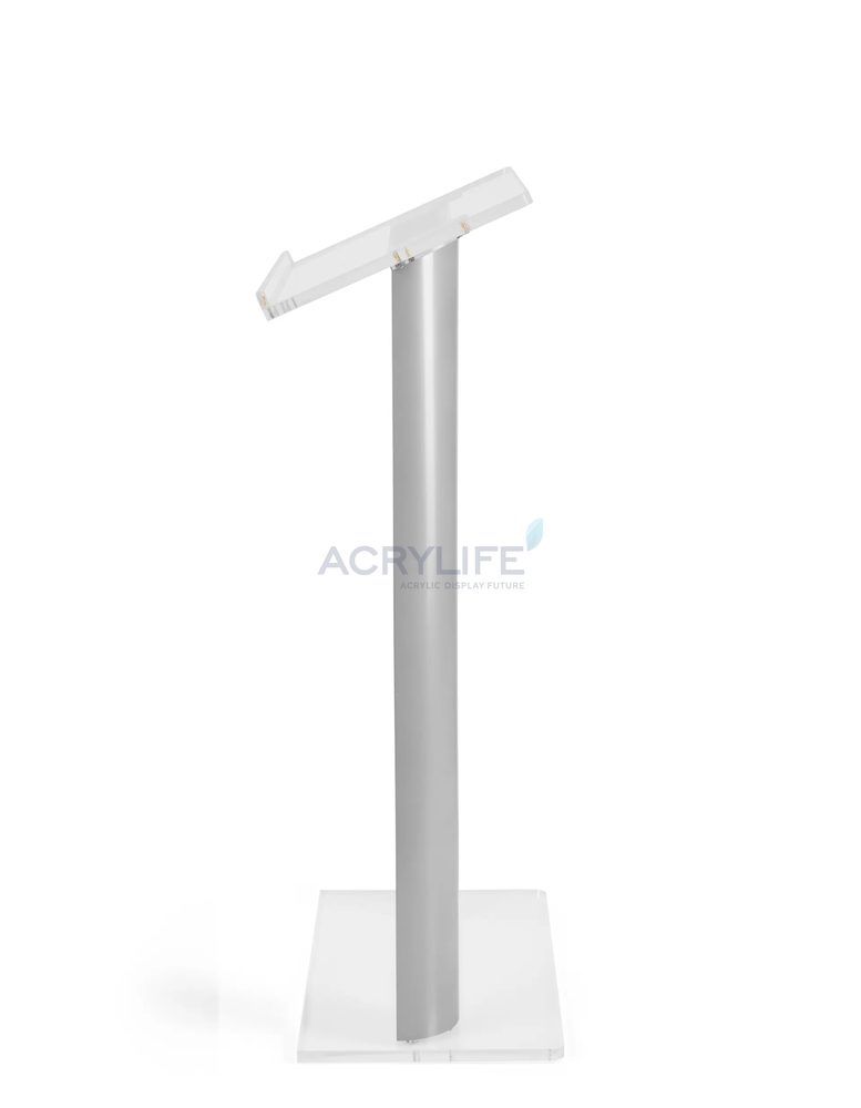 Bục phát biểu mica Acrylife– khung nhôm, artwork tùy chỉnh ảnh 3