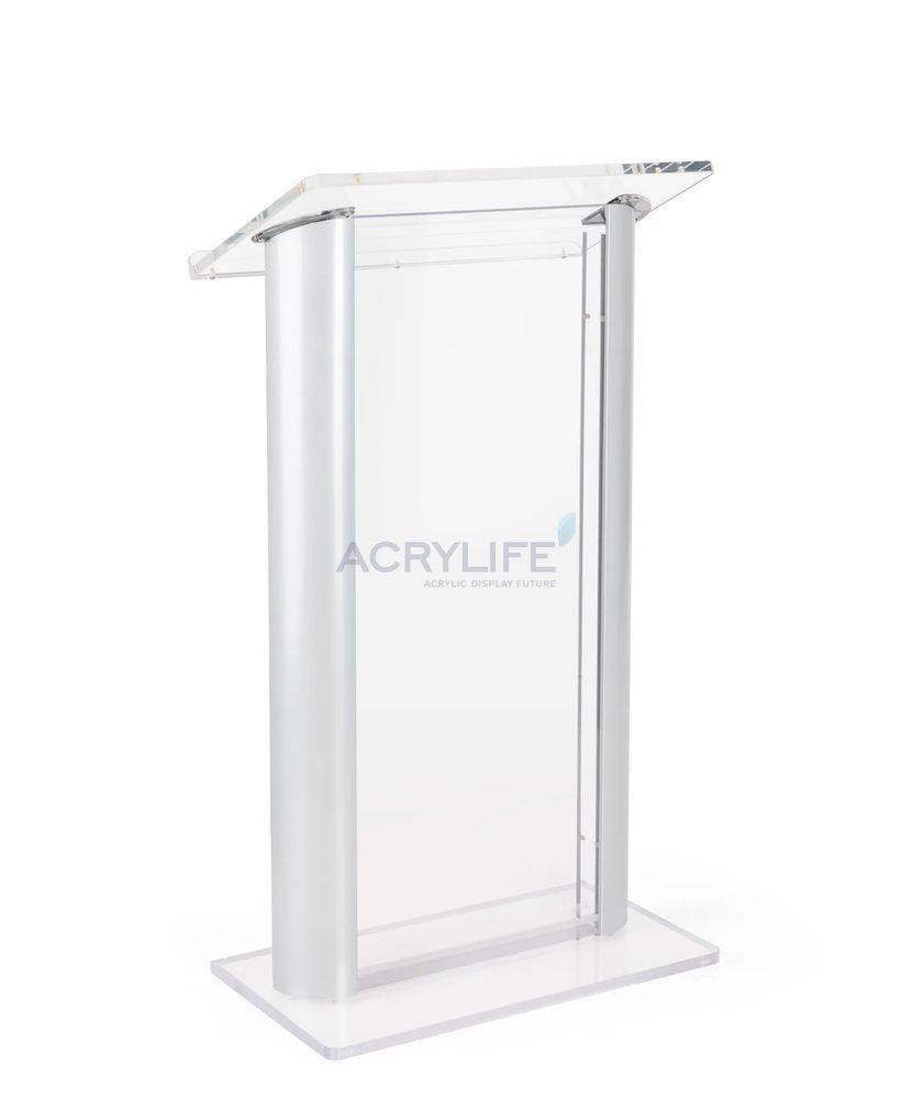 Bục phát biểu mica Acrylife nhôm hiện đại ảnh 2