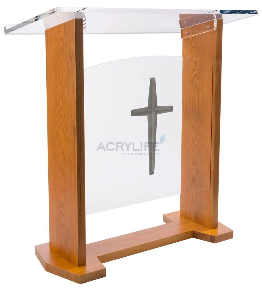 Bục phát biểu mica Acrylife– panel thánh giá &amp; panel trơn ảnh 2